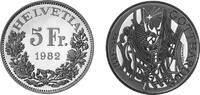 Schweiz 5 Franken Gedenkmünze 5 Fr. 100 Jahre Gotthardbahn -