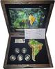 Burundi 50 Francs Münzset *Big 5 Südamerika* 5 Goldmünzen Box & Zertifikat -