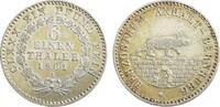 Deutschland 1/6 Taler Anhalt-Bernburg, Alexander Carl (1834-1863) -