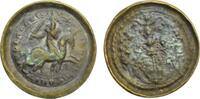 Deutschland Siegel / Bronzeabguss Reitersiegel / Historischer Bronzeabguss, Siegelabdruck -