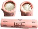 Schweiz 20 Rappen Rolle Original Rolle 20 Rappen -