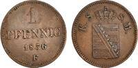 Deutschland 1 Pfennig Sachsen, Albertinische Linie, Johann I. (1854-1873) -