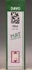 Davo Streifen Mela schwarz M43 (215 x 47 mm) DV11043 Neu -
