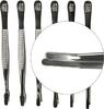 Safe Pinzette 120 mm, vergoldet, Spitze gebogen, spitz Nr. 1813 Neu -