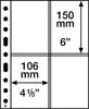 Leuchtturm Hüllen Klar Grande Easy für Postkarten (A6), 50er Pack 358076 Neu -