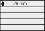 Safe Einsteckkarten aus Karton mit 5 Streifen, DIN A5 (100er Pack) Nr. 7030 Neu -