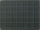Lindner Velourseinlage Schwarz für Münzen/Münzkapseln bis Ø36 mm 2135CE Neu -