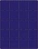 Lindner Velourseinlage Dunkelblau für Münzrähmchen 50x50 mm 2122ME Neu -