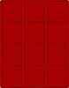 Lindner Velourseinlage Hellrot für Münzbox-Inletts 68x68 mm 2213E Neu -