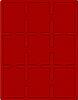 Lindner Velourseinlage Hellrot für 9 Slabs 63x85 mm 2219E Neu -