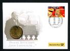 BRD 2009 Tombak Medaille Prager Botschaft im Numisbrief PP -