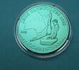 Ruanda 2008 500 Francs Olympiade Peking 1/2 Unze Niob, Zertifikat ST -