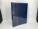 Leuchtturm Einsteckbuch Blau DIN A4 24 Blätter 48 schwarze Seiten Neu -