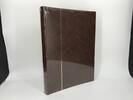 Leuchtturm Einsteckbuch Braun DIN A4 24 Blätter 48 schwarze Seiten Neu -