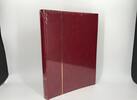 Leuchtturm Einsteckbuch Rot DIN A4 24 Blätter 48 schwarze Seiten Neu -
