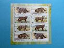 Russland Russland Zusammendruck-Kleinbogen MiNr. 2067-2070 Wildkatzen postfrisch MiNr. 2067-2070 Wildkatzen Zusammendruck-Kleinbogen -