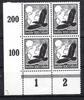   Deutsches Reich Deutsches Reich MiNr. 537 y postfrisch 4er Block Eckrand ul MiNr. 537 y 4er Block Eckrand ul postfrisch