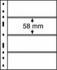 Leuchtturm Hüllen Schwarz OPTIMA 4S (10er Pack) 331859 Neu -