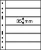 Leuchtturm Hüllen Schwarz OPTIMA 6S (10er Pack) 316995 Neu -