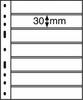 Leuchtturm Hüllen Schwarz OPTIMA 7S (10er Pack) 323995 Neu -