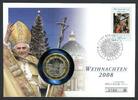   Vatikan 2008 Numisbrief mit Medaille Papst Benedikt XVI. Weihnachten ST  6,95 EUR  Excl. 9,00 EUR Verzending