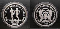 1000 DOBRAS SAINT THOMAS AND PRINCE - PROOF COIN YEAR KM#45 FOOTBALL ITALY -