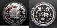 5 POUNDS EGYPT - SILVER PROOF COIN YEAR KM#624 SEOUL OLYMPIC GAMES -