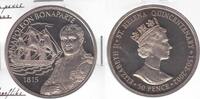 50 PENCE SAINT HELENA UNC COIN YEAR KM#28 NAPOLEON SHIP HMS Northumberland -