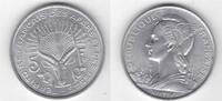 5 FRANCS FRENCH AFARS & ISSAS RARE UNC COIN YEAR KM#14 -