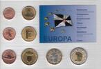 1 CENT CEUTA SPAIN 8 DIF UNC SET - 2 EURO YEAR PATTERN ESSAI PROVA -