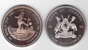 1000 SHILLINGS UGANDA - PROOF COIN YEAR CORNER FOOTBALL WORLD CUP -