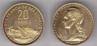 20 FRANCS FRENCH SOMALILAND - UNC COIN YEAR KM#E4 ESSAI SHIP -