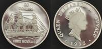 TUVALU - RARE SILVER PROOF 20$ COIN YEAR KM#18 HMS ROYALIST -