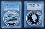 TUVALU SILVER PROOF 1$ COIN YEAR KM#53 MERCEDES BENZ PCGS PR70 TOP POP -