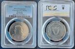 500 FILS BAHRAIN SILVER UNC COIN YEAR KM#8 ISA TOWN PCGS GRADING -