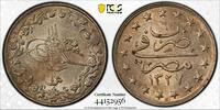 1 QIRSH EGYPT AU COIN AH1327//6 H 1914 YEAR KM#306 PCGS GRADING AU58 -