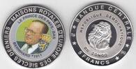 5 FRANCS CONGO COLORED PROOF COIN YEAR KM#88 BERNHARD 1911 -