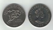 2 POUNDS JERSEY UNC COIN YEAR KM#67.1 COMMONWEALTH GAMES -