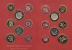  1 CENT 2004 MACEDONIA 8 DIF UNC SET  - 2 EURO YEAR PATTERN ESSAI PROVA  25,77 EUR23,96 EUR  Excl. 8,59 EUR Verzending