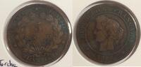 Belle et rare monnaie de 5 centimes Cérès Torche -