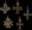  Kreuzanhänger Gruppe aus der byzantinischen Zeit   