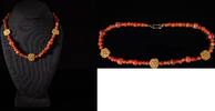   Halskette mit baktrischen Goldperlen und antiken Karneolperlen  360,00 EUR  Excl. 19,00 EUR Verzending