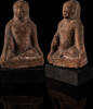  Römisch-ägyptische Terrakottafigur einer sitzenden Figur   