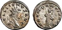 Roman Empire Antoninianus GALLIENUS Bi Antoninianus. EF/VF+. SILVERED. ABVNDANTIA AVG. -