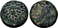 Greek AE20 KOMANA (Pontus) AE20. Times of Mithridates VI. EF-. Gorgon - Nike. Scarce Mint. -