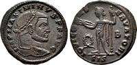 Roman Empire Follis MAXIMINUS II DAIA AE Follis. EF/EF-. Siscia mint. IOVI CONSERVATORI. -