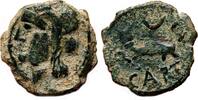 Roman Provincial Semis ROMAN-CELTIC AE Semis. VF+. Circa 80-20 BC. Scarce Variant. -