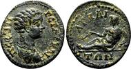 Roman Provincial AE24 ATTAEA (Mysia) AE24. Geta. EF/EF-. River-God Makestos. RARE! -