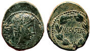 Roman Provincial AE24 ANTIOCH (Syria) AE25. Augustus. EF-. AVGVSTVS - Wreath. -