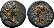 Roman Provincial AE21 APAMEIA (Syria) AE21. VF+/EF-. AD 14-15. Athena. -